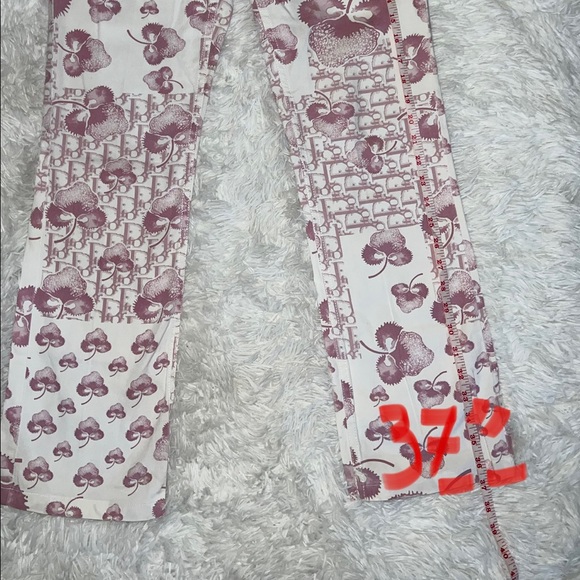 ❌ SOLD ❌ 💗RARE💗 Authentic Vintage Christian Dior Cherry Blossom Trotter Pants - Picture 12 of 14